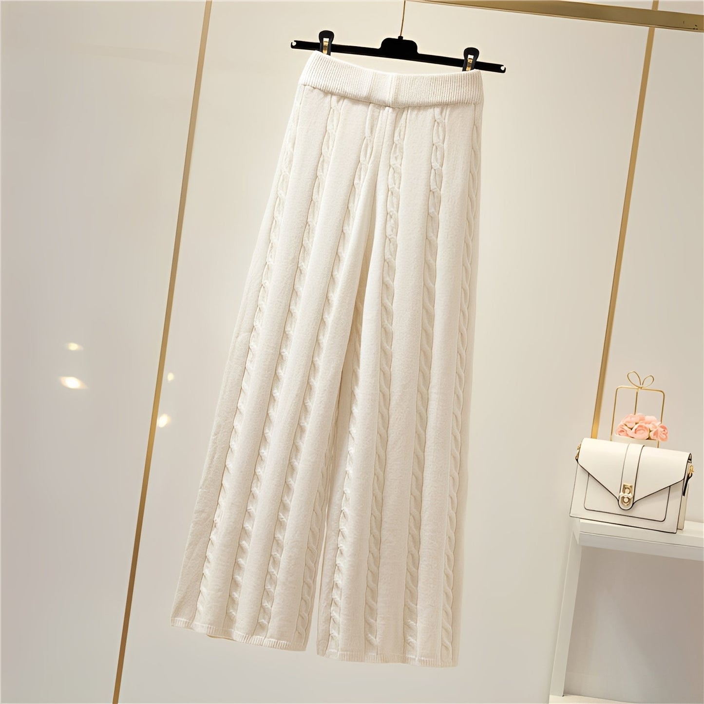 Lucie - Set tricotat stilat de 3 piese pentru dame