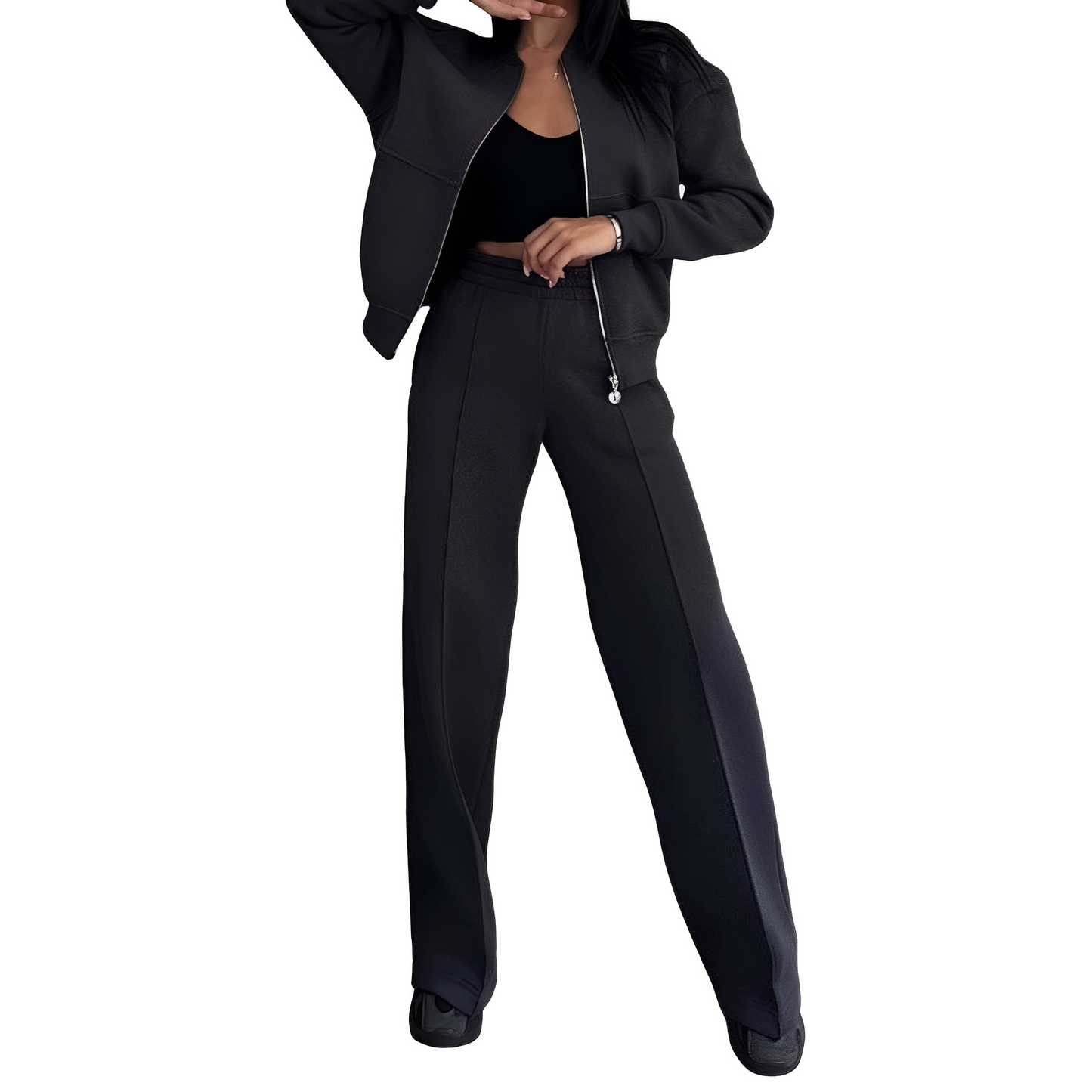 Nina - Set modern de lounge din două piese pentru femei