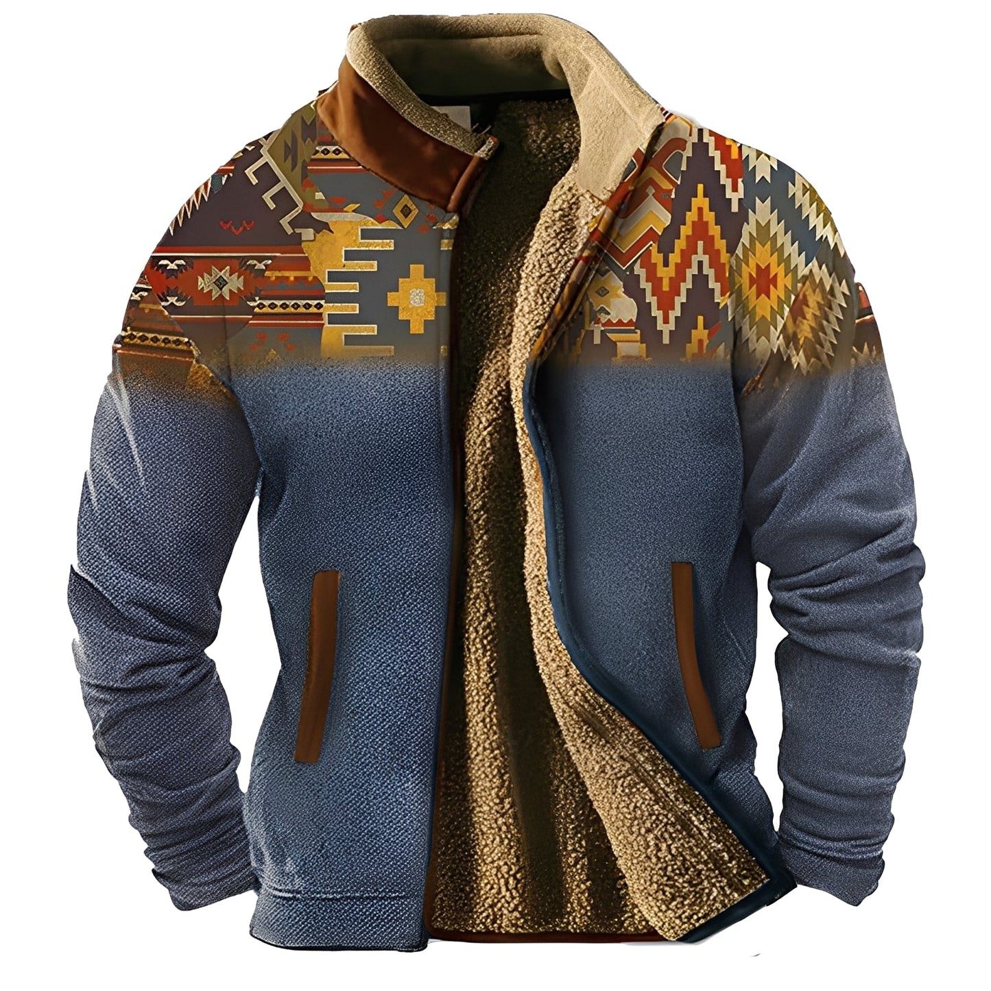 Todd - Stilful, caldu Jacheta fleece pentru bărbați