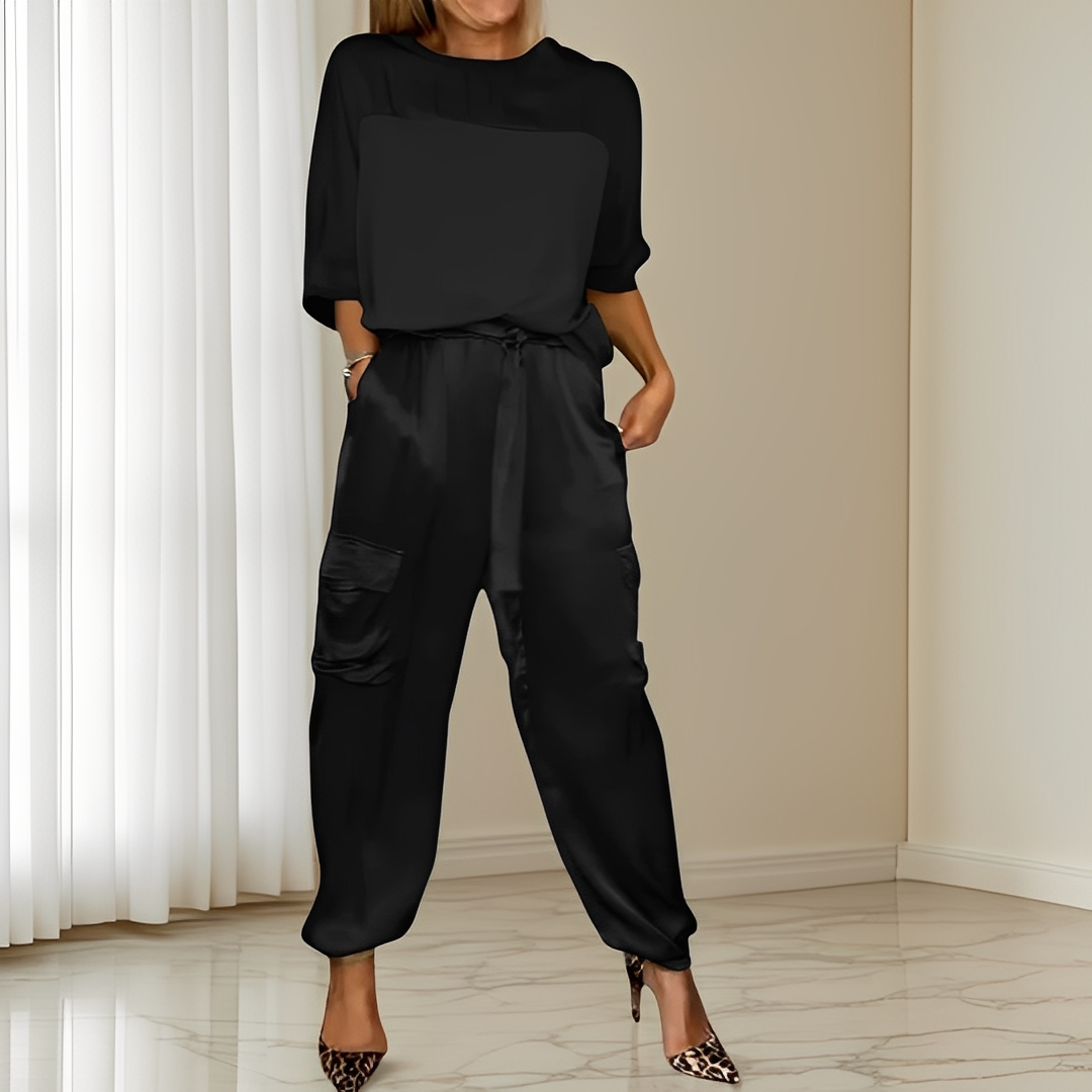 Cristel - Set de top și pantaloni eleganți pentru femei