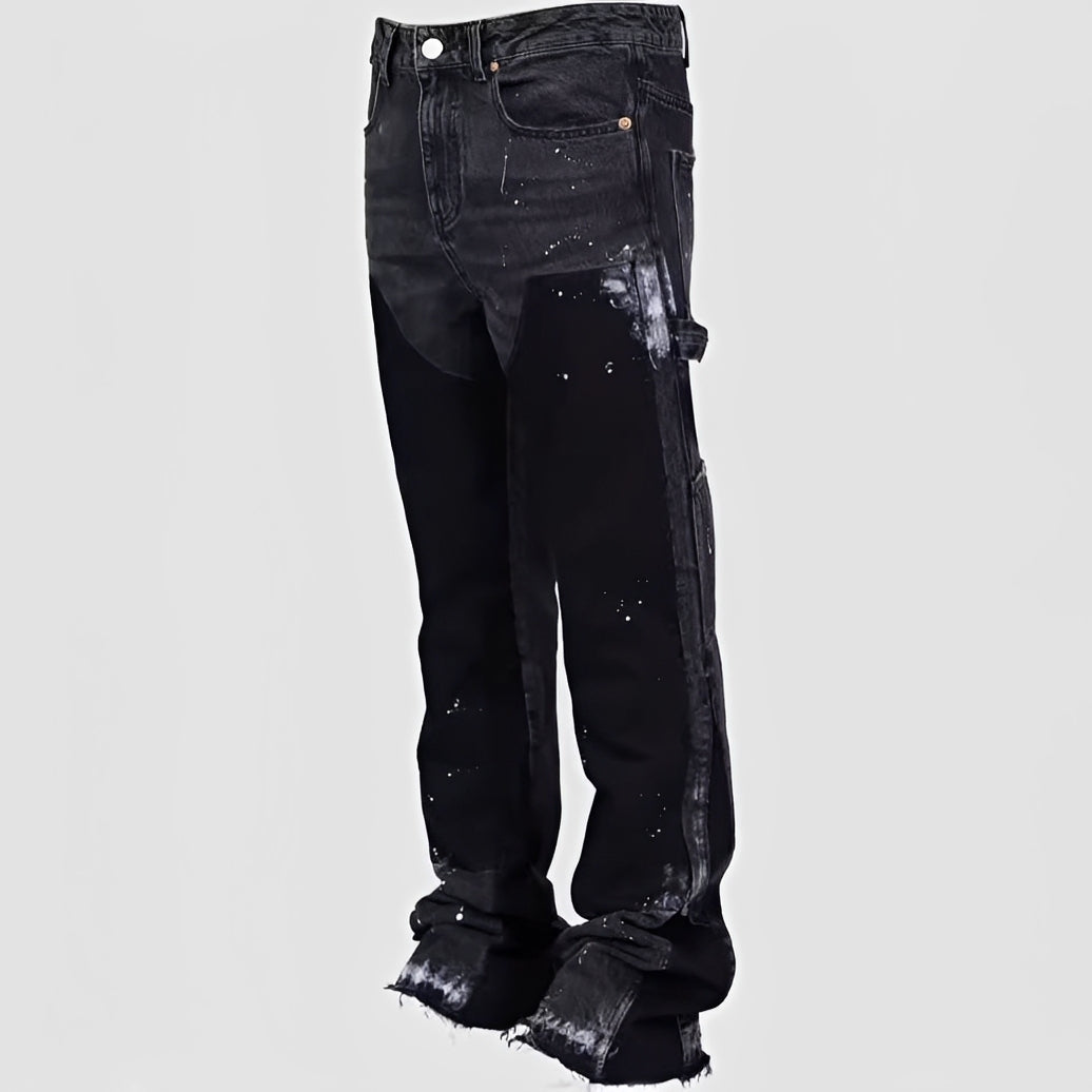 Charles - Blugi din denim eleganți cu picior evazat pentru bărbați