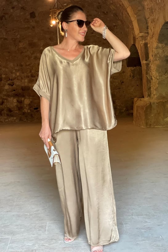 Brittany - Set de eleganță din satin