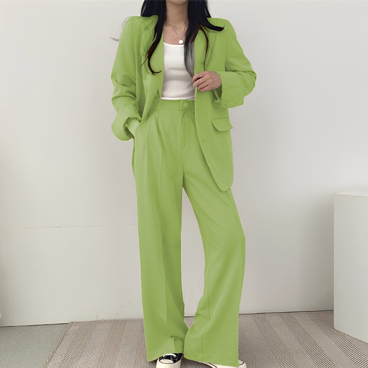 Meghan - Costum elegant din tweed pentru femei