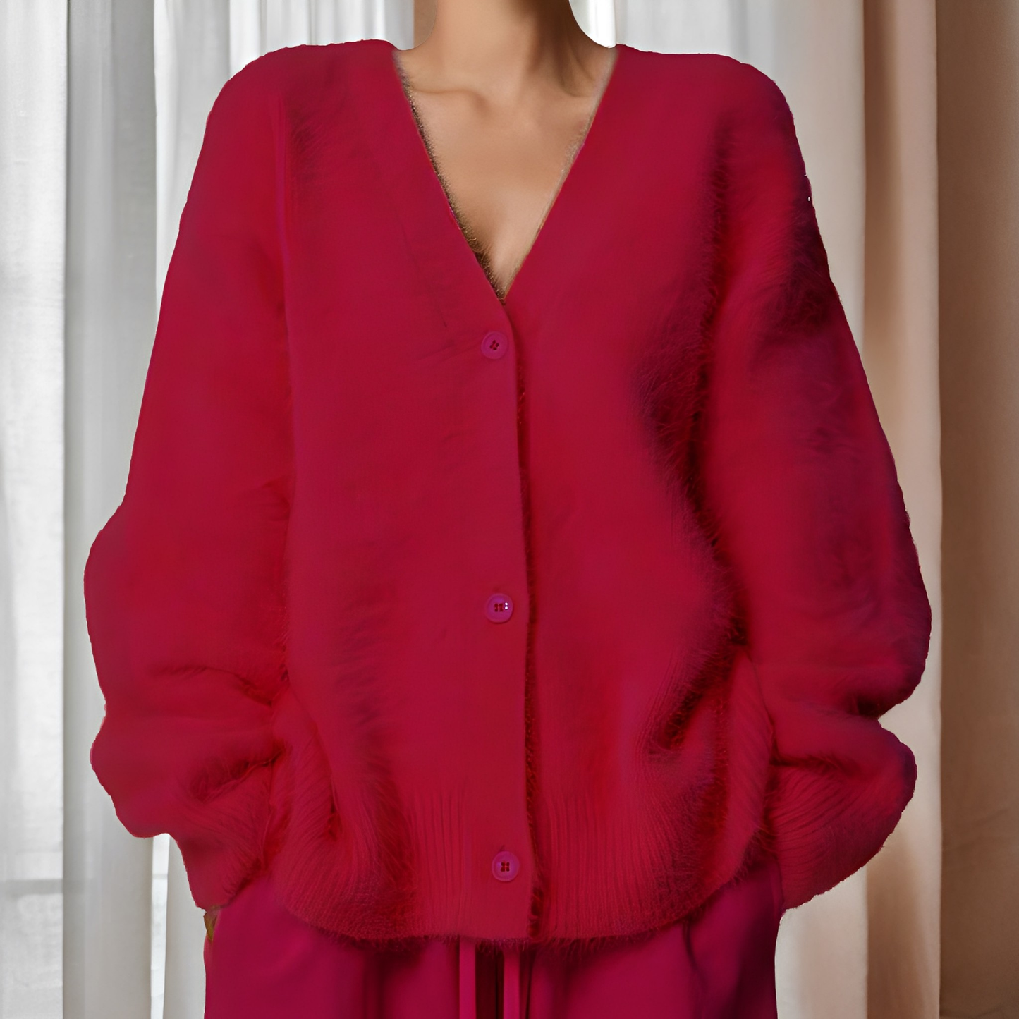 Emberly - Pulover casual, lejer din cașmir pentru femei