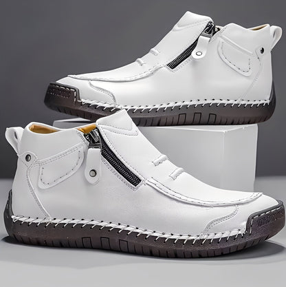 Ferdie - Pantofi moderni de confort cu fermoar pentru bărbați