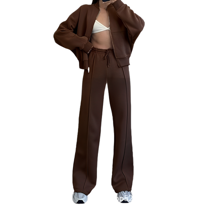 Nina - Set modern de lounge din două piese pentru femei