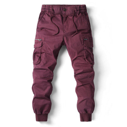 Jason - Pantaloni Cargo Slim-Fit Stilați pentru Bărbați