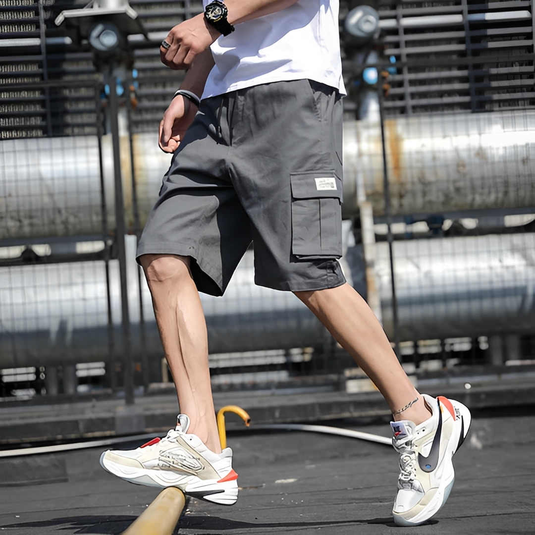 Anjo - Pantaloni scurți cargo eleganți pentru bărbați