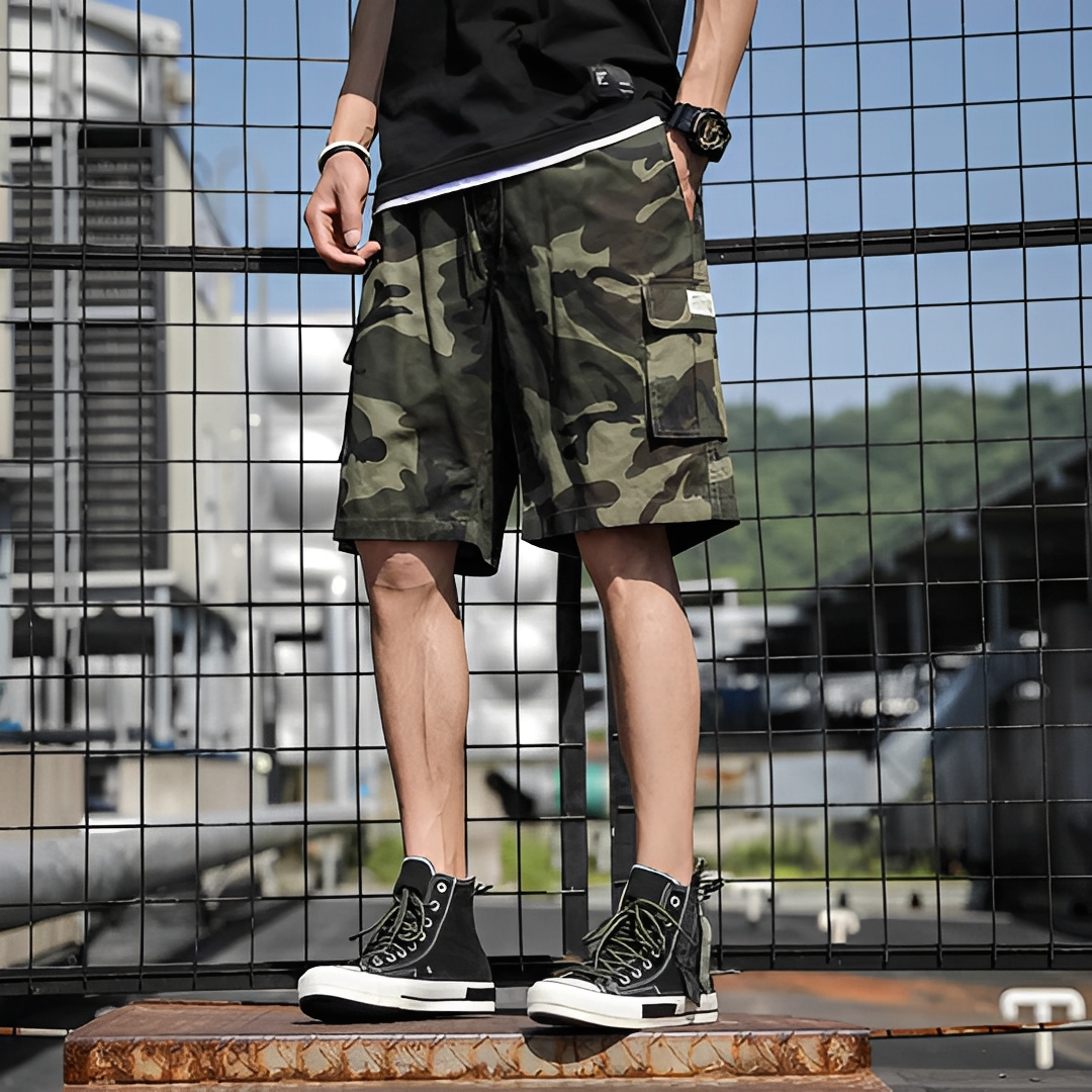 Anjo - Pantaloni scurți cargo eleganți pentru bărbați