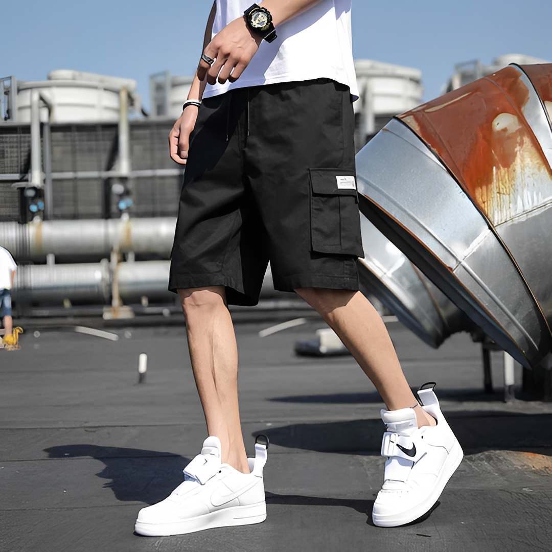 Anjo - Pantaloni scurți cargo eleganți pentru bărbați