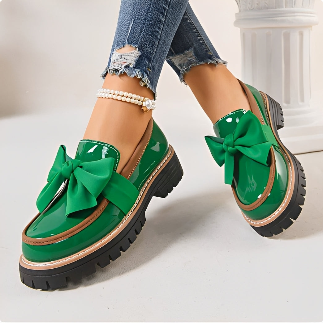 Miley - Loafers Stilati cu Fundiță