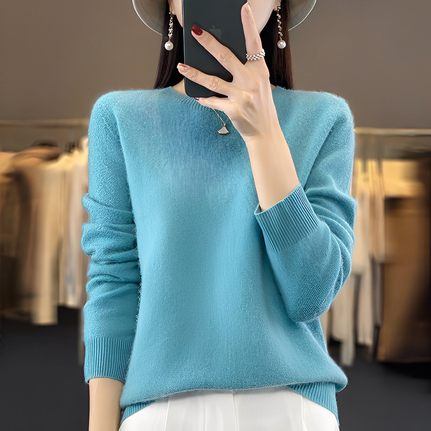 Cheyanne - Pulover elegant din cashmere pentru femei