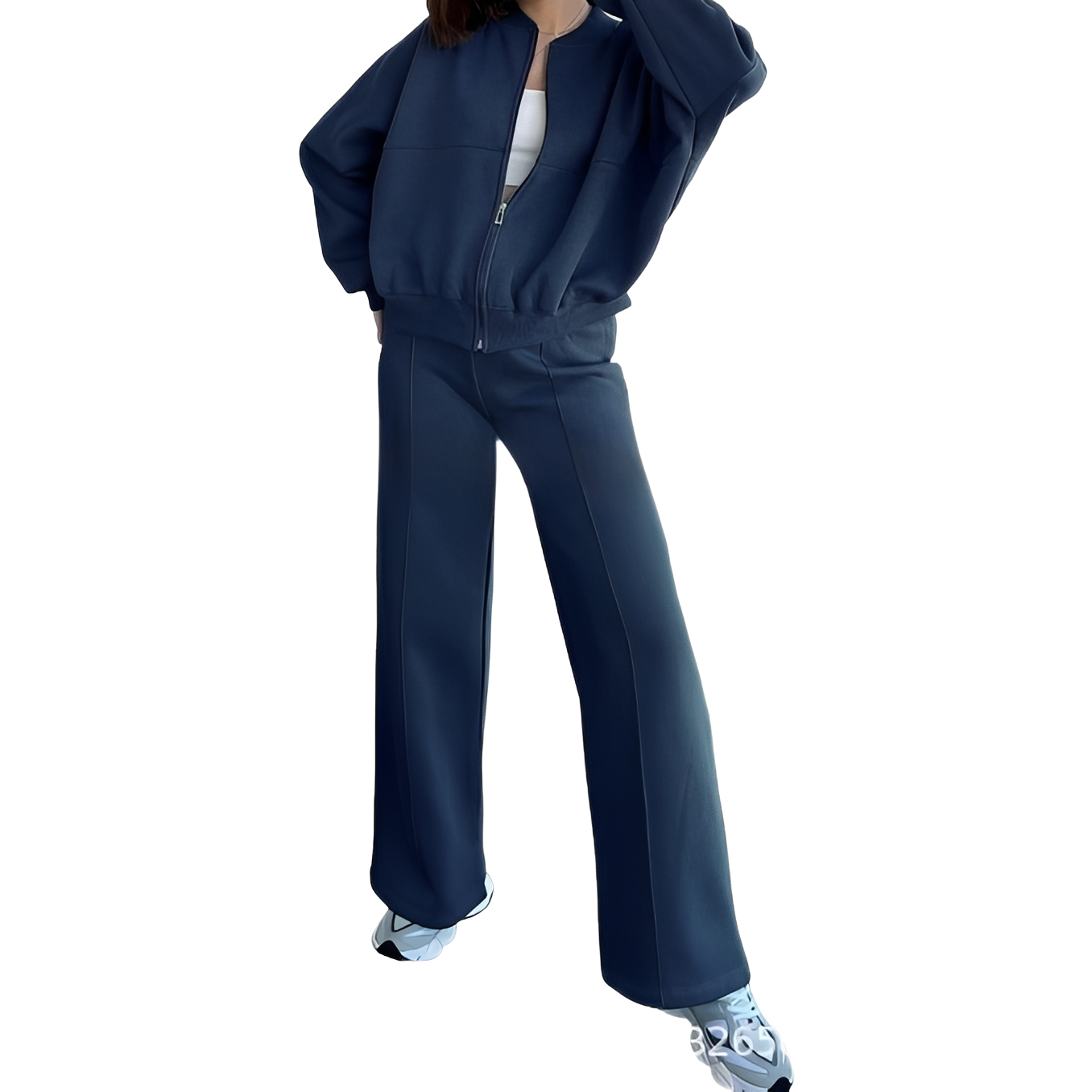 Nina - Set modern de lounge din două piese pentru femei