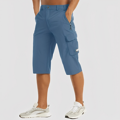 Adrienie - Pantalon cargo elastic pentru bărbați