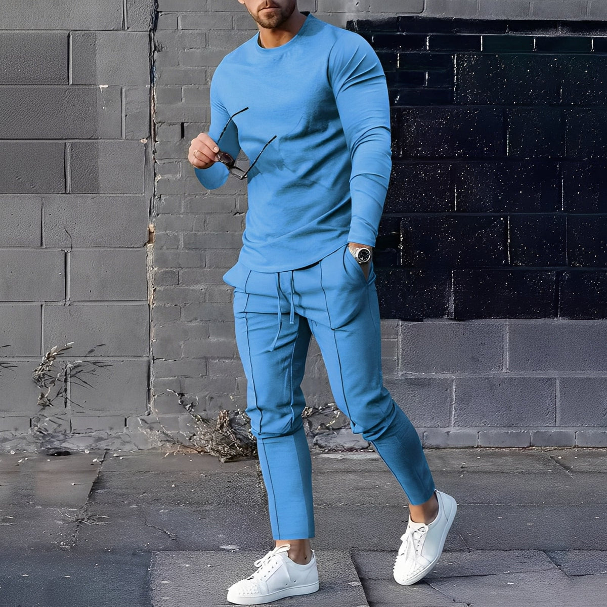 Adelard - Set pentru bărbați compus din pulover și pantaloni
