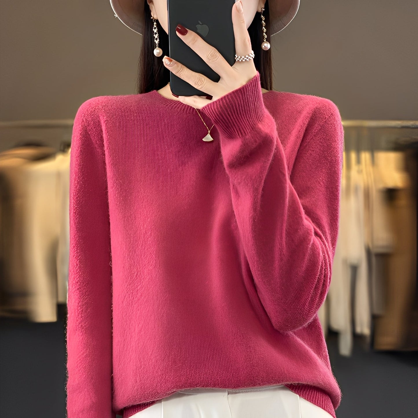 Cheyanne - Pulover elegant din cashmere pentru femei