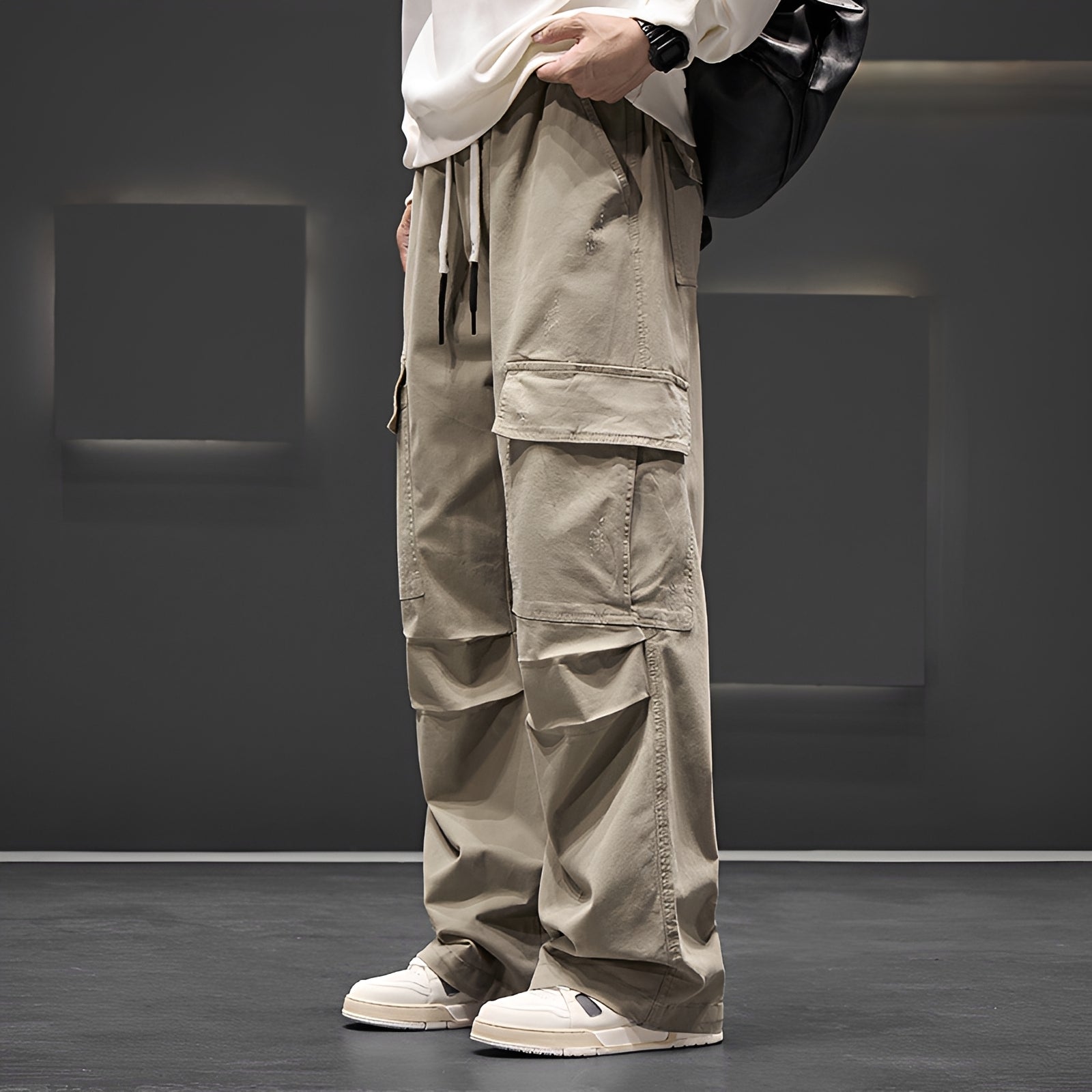 Brennan - Pantaloni cargo casual și largi