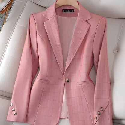 Claudia - Sacou elegant cu model în carouri pentru femei