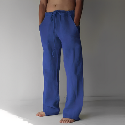 Kirk - Pantalon larg cu șnur stilat pentru bărbați