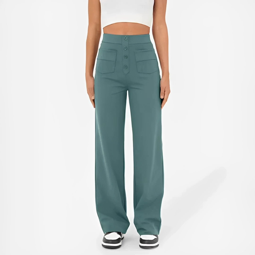 Dara - Pantaloni eleganți cu talie înaltă pentru femei