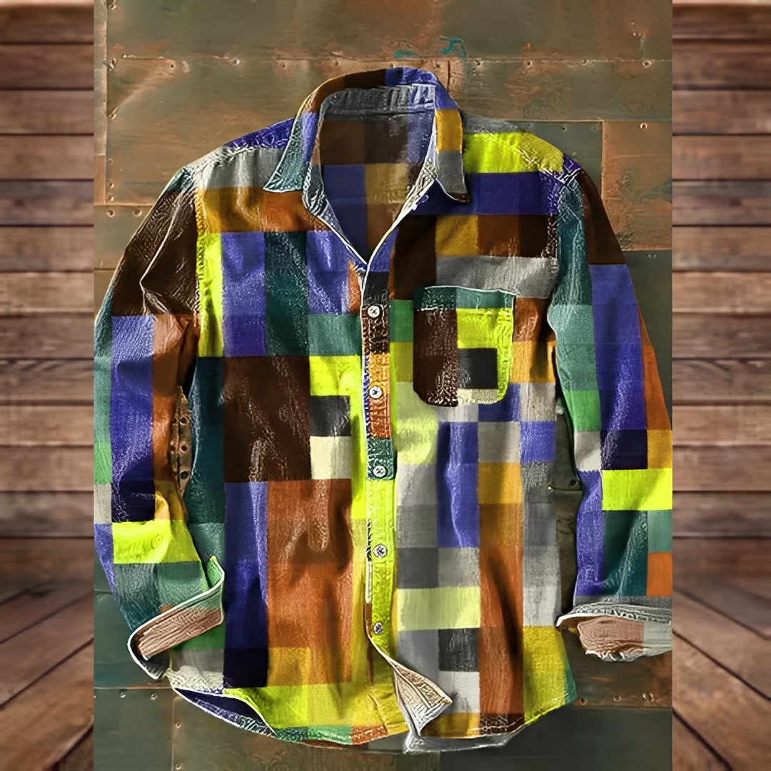 Gontran - Cămașă stilată cu buzunar util pentru bărbați