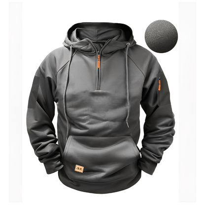 Gildas - Jachetă cu glugă relaxată pentru bărbați