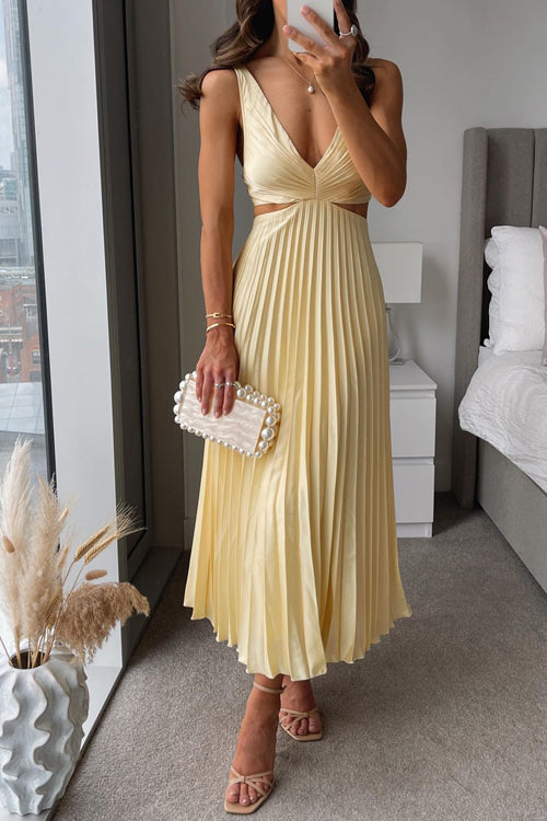 Catherina - Rochie elegantă cu pliuri pentru seară