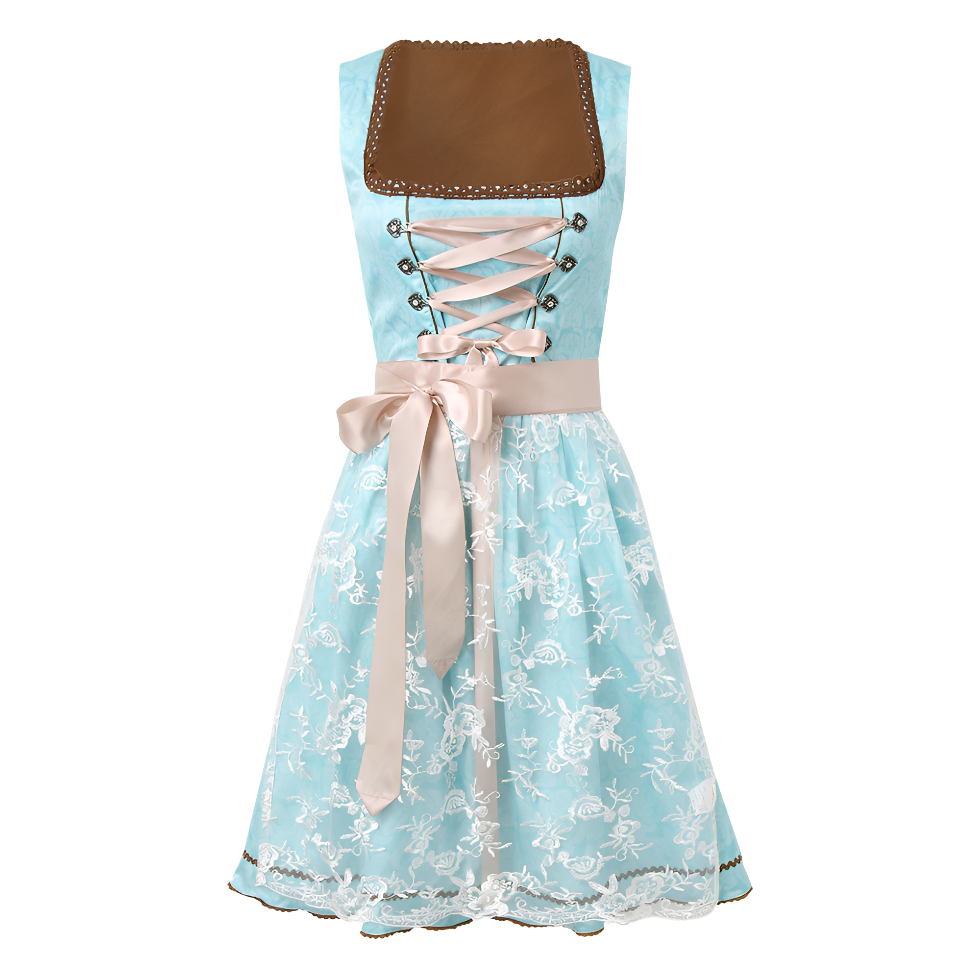 Zella - Rochie dirndl elegantă din dantelă