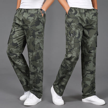 Bobby - Pantaloni Cargo Camo Stilați pentru Bărbați