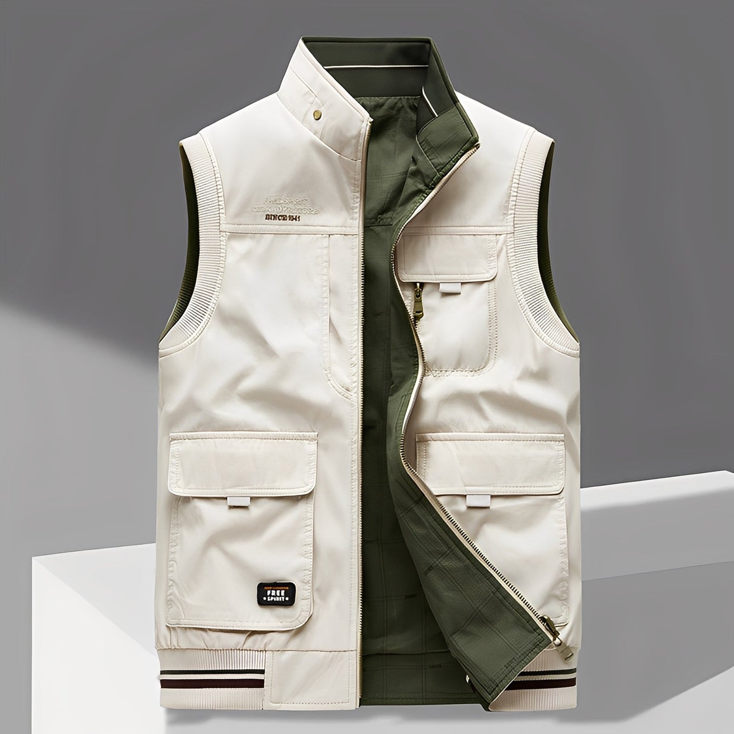 Géraud - Vesta premium cu multiple buzunare pentru bărbați