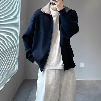 Henry - Cardigan modern, tricotat lejer pentru bărbați