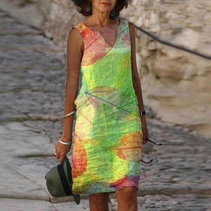 Roxy - Rochie elegantă cu culori puternice