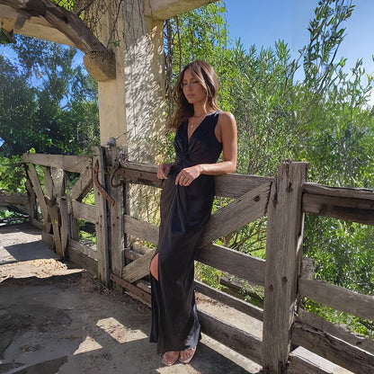 Elaine - Elegantă Rochie de Seară Fără Mâneci cu Spate Gol