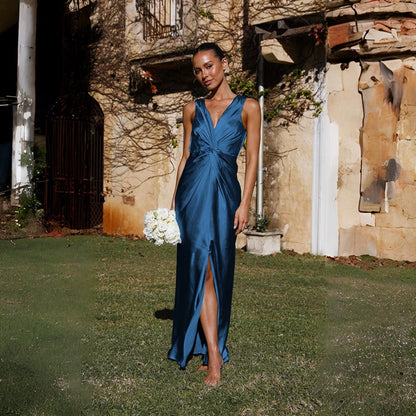 Elaine - Elegant Rochie de Seară Fără Mâneci cu Spate Dezvelit