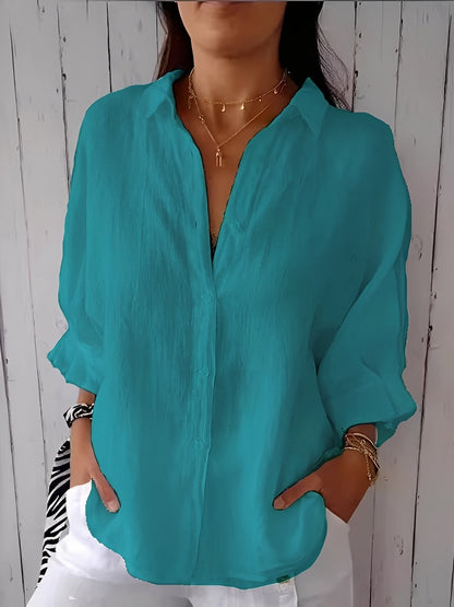 Griselda - Cămașă lejeră din bumbac-in pentru femei