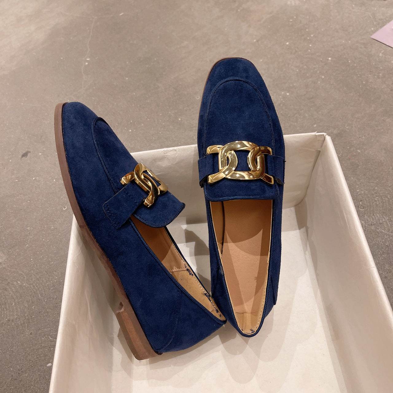 Alice - Clasice, mocasini din piele întoarsă pentru femei