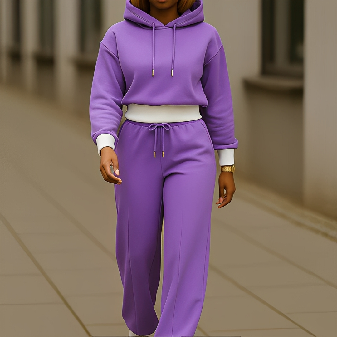 Chelie - Set pentru femei cu hanorac și pantaloni