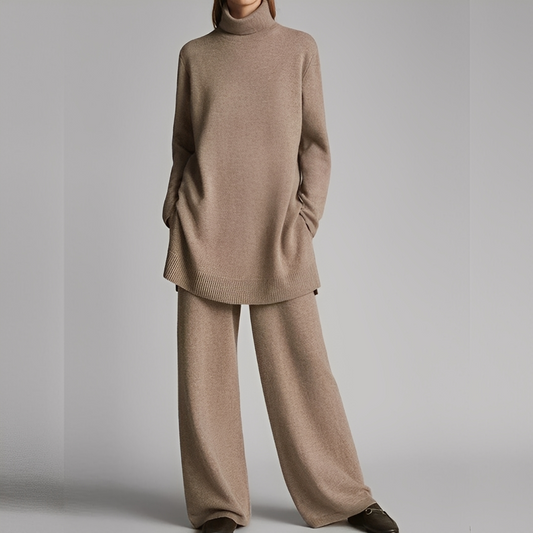 Mireille - Set de pulover și pantaloni de iarnă casual pentru femei