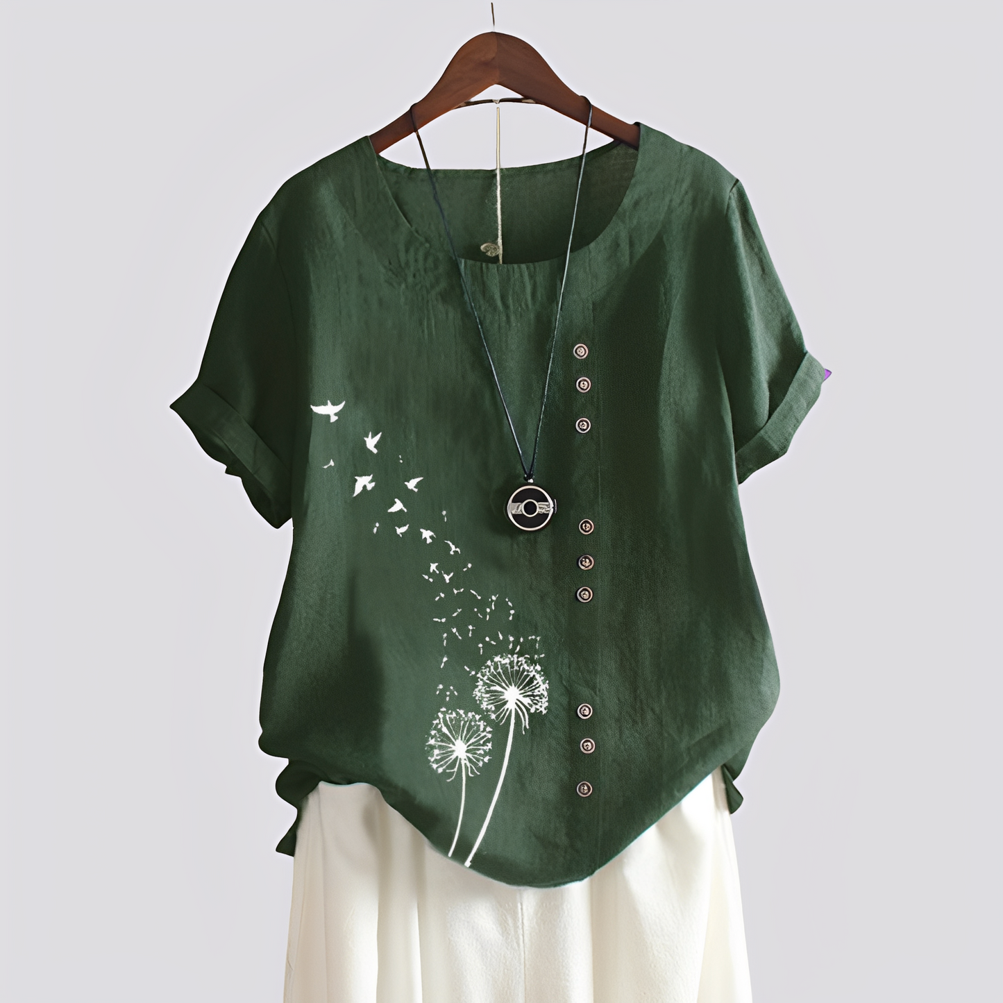 Isabelle - Tricou confortabil cu mâneci scurte pentru femei