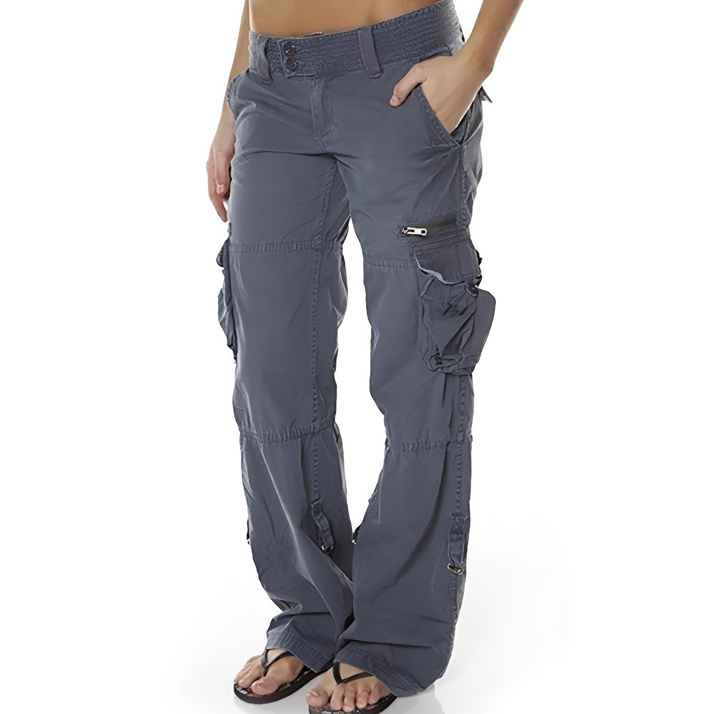 Matilda - Pantaloni cargo eleganți, cu croială lejeră, pentru femei