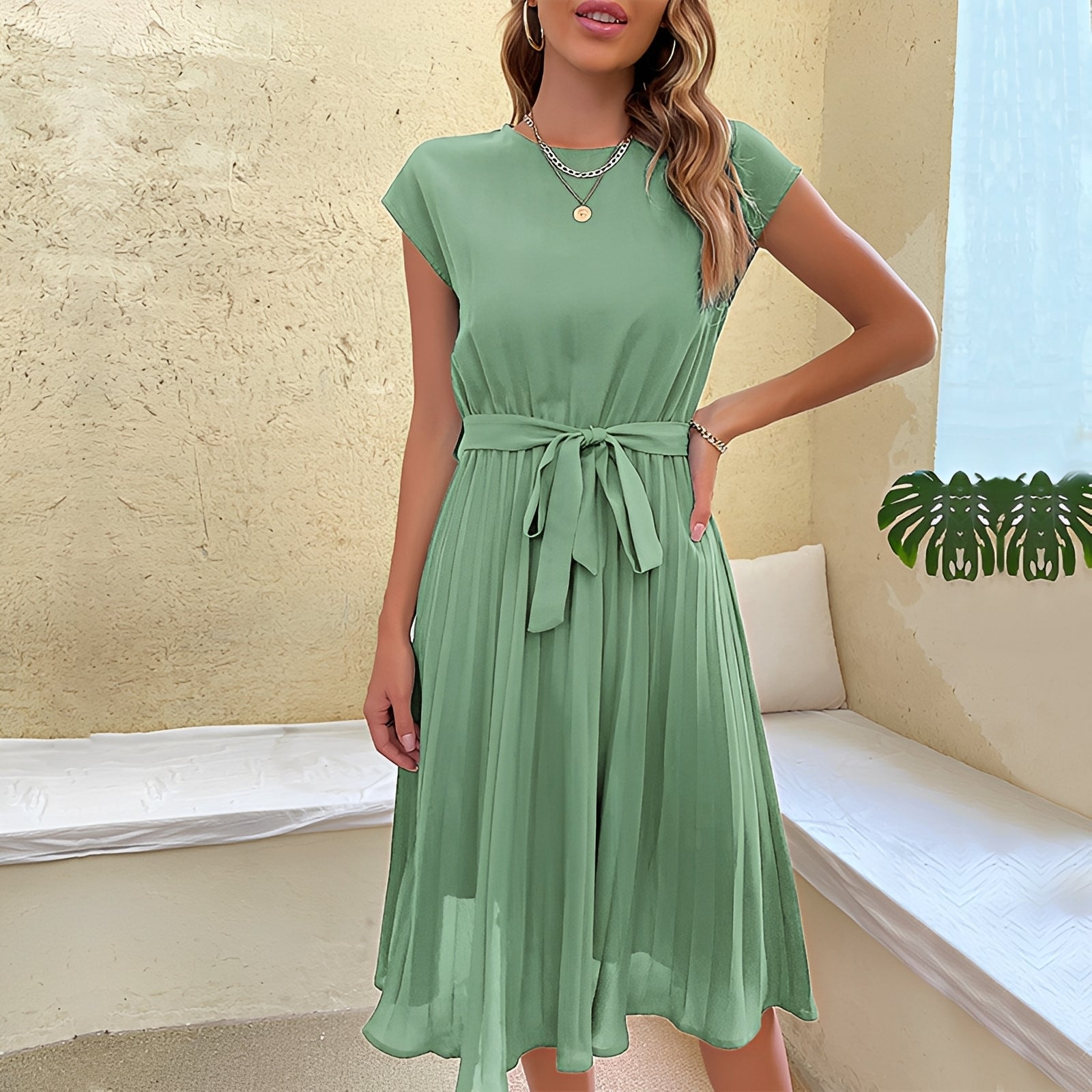 Aimee - Rochie Stilată Plisată