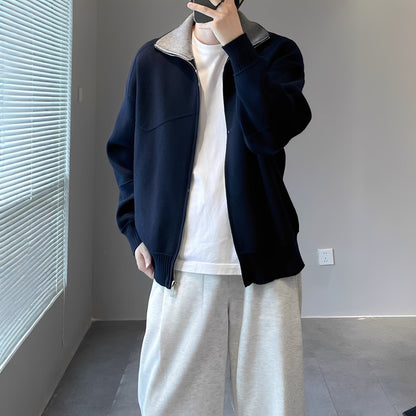 Henry - Cardigan modern, tricotat lejer pentru bărbați