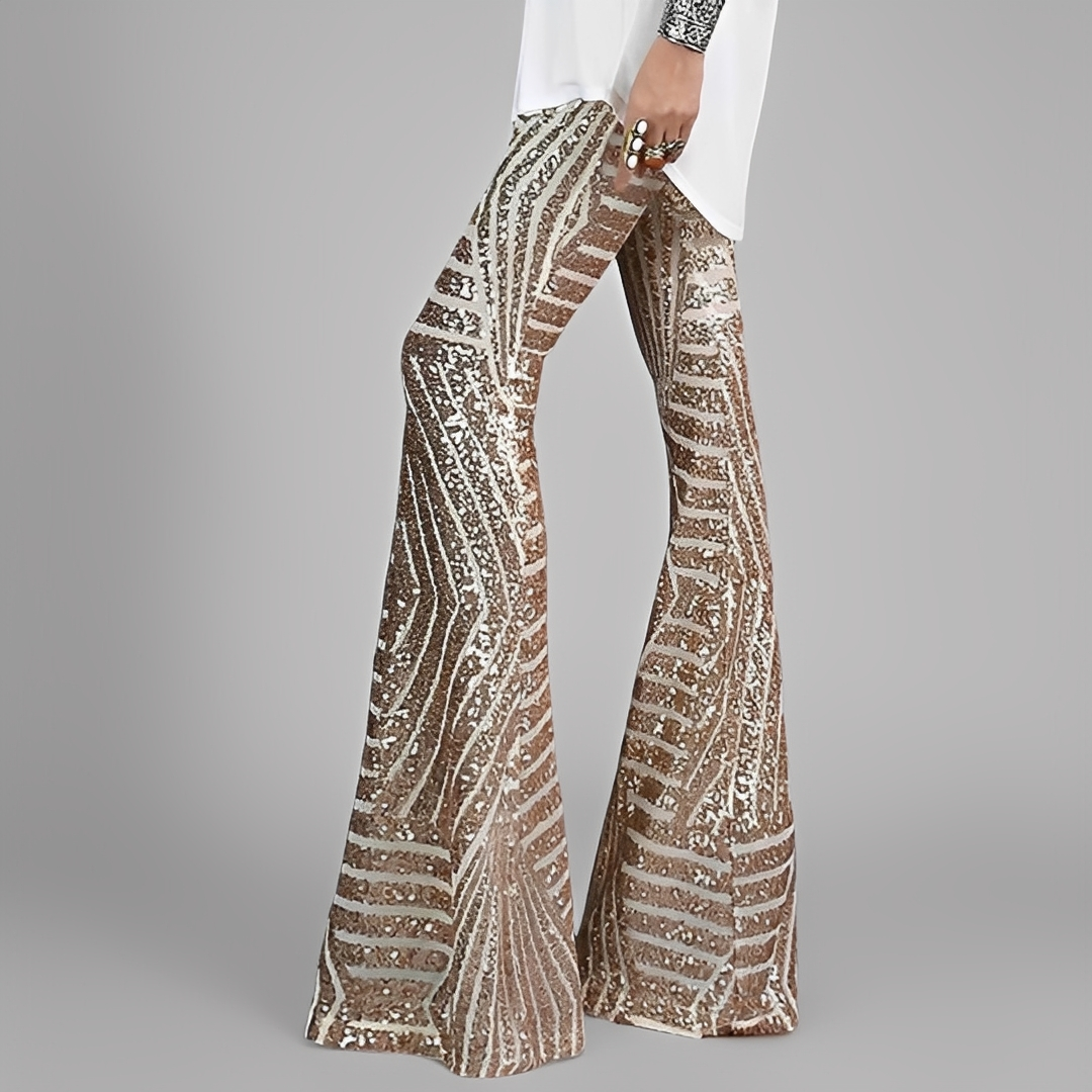 Aaralyn - Pantaloni evazați la modă pentru femei