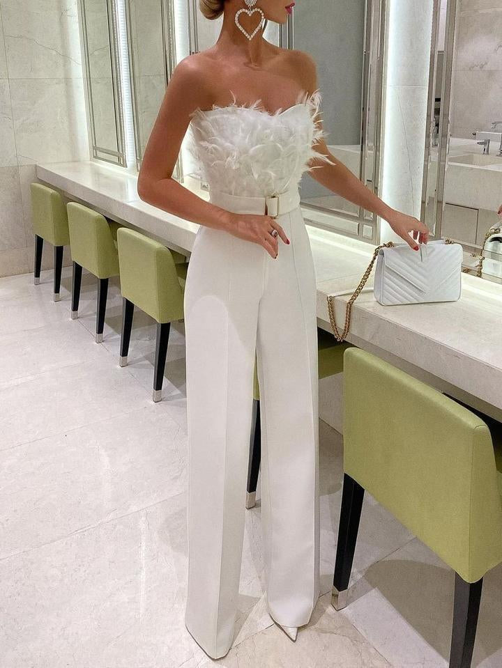 Frola - Salopetă elegantă cu top bandeau