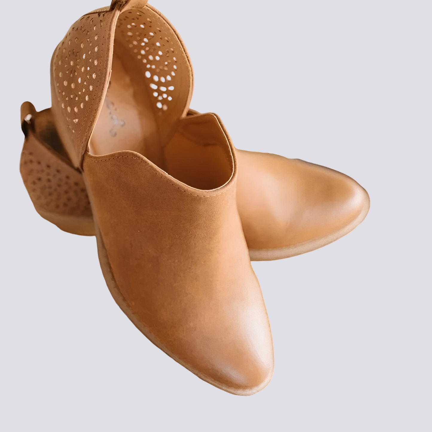 Megan - Pantofi din piele retro eleganți pentru femei