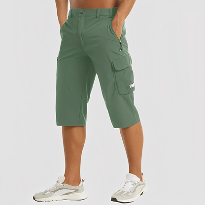 Adrienie - Pantalon cargo elastic pentru bărbați