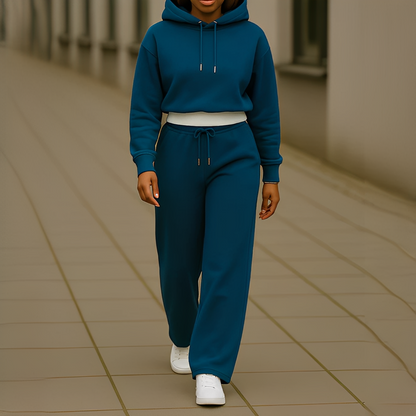 Chelie - Set pentru femei cu hanorac și pantaloni