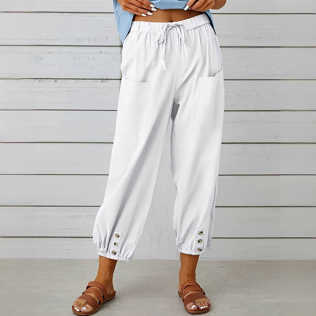 Chelo - Pantalon elegant de vară pentru femei