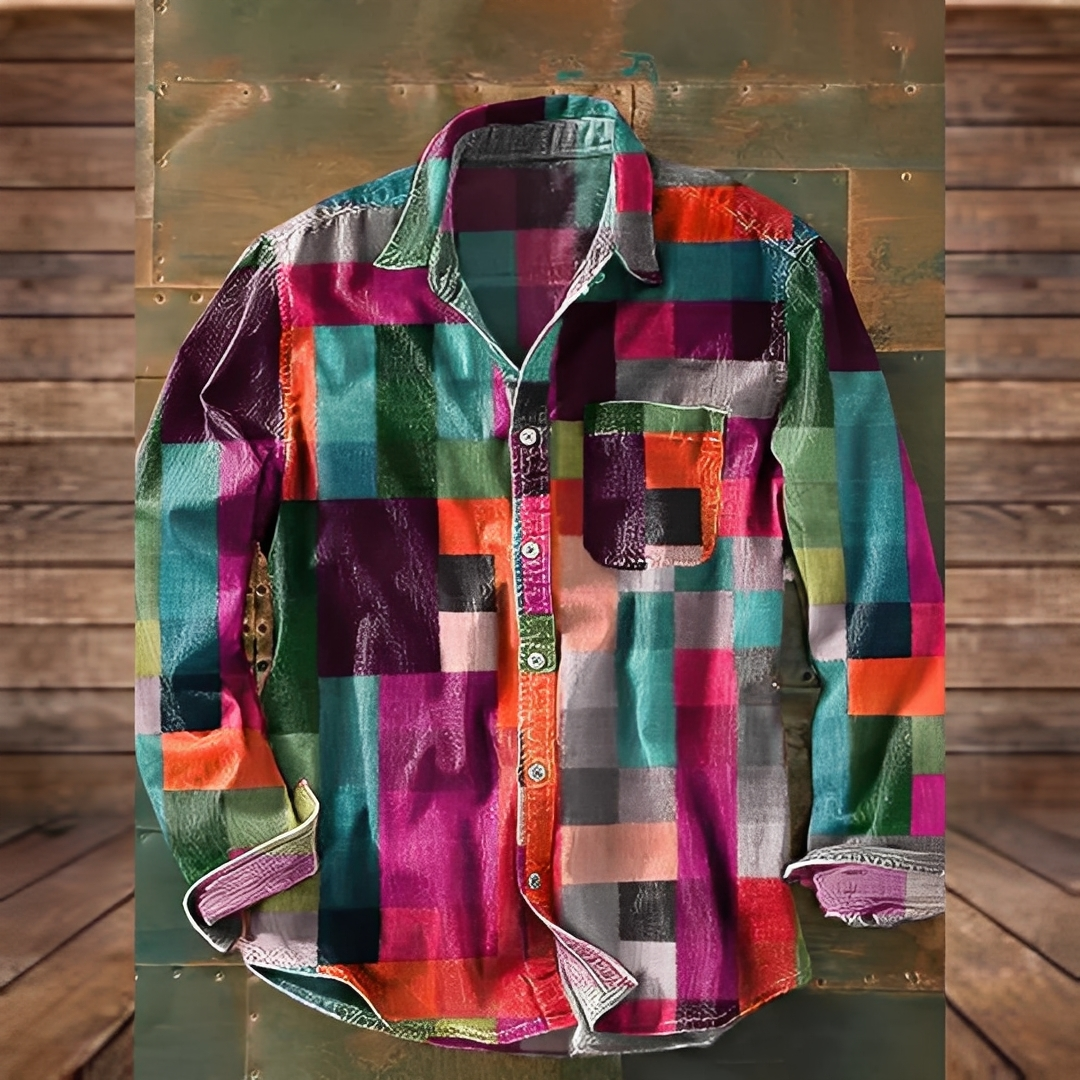 Gontran - Cămașă stilată cu buzunar util pentru bărbați