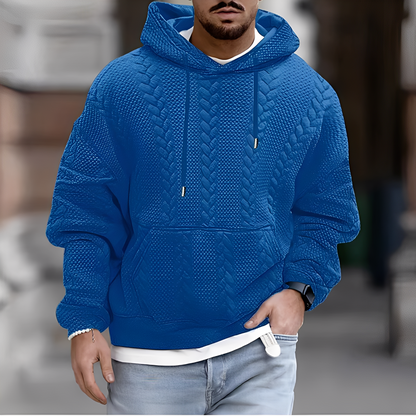 Wallis - Stilouă, lejer tricotată jachetă cu glugă pentru bărbați